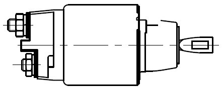 Реле втягивающее стартера для а/м BMW X1 F48 (15-)/Mini F56 (15-) 2.0i (VSR 2616 VSR 2616 START VOLT