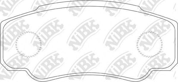 Колодки тормозные PEUGEOT Boxer (94-02) CITROEN Jumper FIAT Ducato (94-) задние  PN0331 NIBK