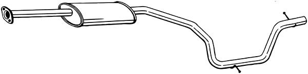 Глушитель FORD Galaxy,Mondeo (07-) передняя часть BOSAL 289-449 BOSAL