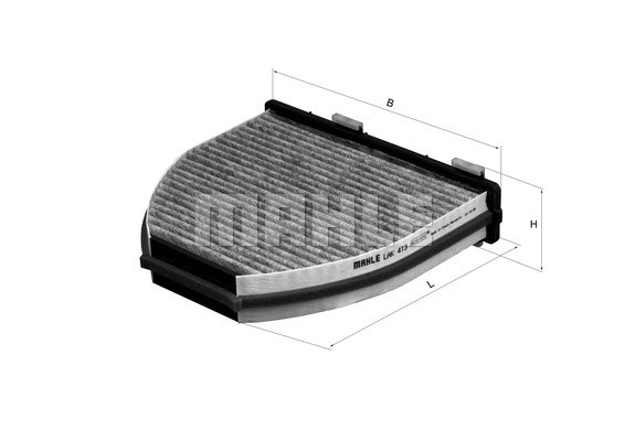 Фильтр салонный LAK413 LAK413 MAHLE KNECHT