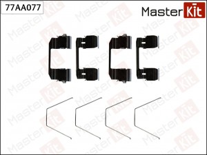 Комплект установочный тормозных колодок HONDA CR-V II 02-06 77AA077 77AA077 MASTER KIT