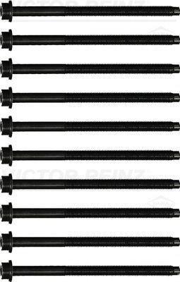 к-кт болтов ГБЦ! 10шт.\ Ford Fiesta/Ka/Fusion 1.3/1.6 96> 14-32203-01 VICTOR REINZ