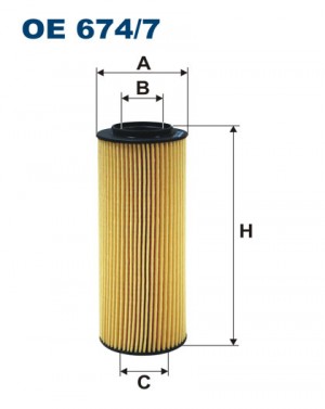 Фильтр масляный OE 674/7 FILTRON