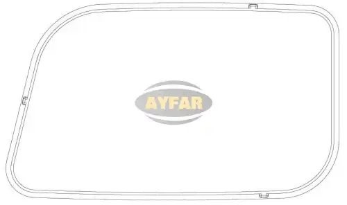 Стекло фары MERCEDES Actros MP2 (04-08) правой (без бортика) AYFAR C11576 AYFAR