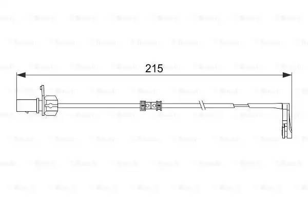 Датчик износа тормозных колодок AUDI A6 (12-),A7 (10-),A8 (09-),Q5 (12-) передни 1 987 474 489 BOSCH