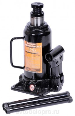 Домкрат бутылочный 10 т АвтоДело 230 - 460 мм 43310 AVTO DELO