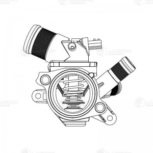 Термостат NISSAN Qashqai (14-) LUZAR LT 1412 LUZAR