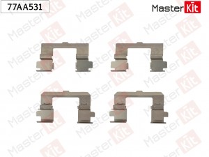 Комплект установочный тормозных колодок Mazda CX-5 (KE, GH) 2011 - 77AA531 77AA531 MASTER KIT