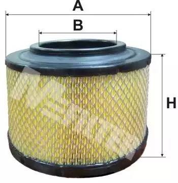 фильтр воздушный!\ Ford Ranger 05>, Mazda BT-50 2.5CD 06>, Toyota Hi-Lux 2.5D-3. A8024 MFILTER AUTOMOTIVE FILTERS