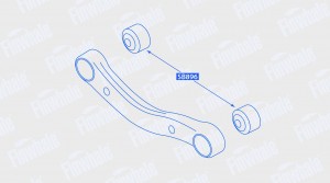 Сайлентблок поперечного рычага задней подвески Hyundai Creta I 16 / IX35 10, Kia SB896 FINWHALE