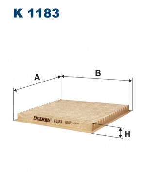 Фильтр салона K1183 K1183 FILTRON