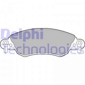LP1656 колодки дисковые п.\ Citroen C5 1.8i 16V 00> LP1656 DELPHI
