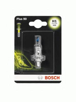 Лампа 12V H1 55W P14.5s +90% блистер (1шт.) Plus 90 BOSCH 1987301076 BOSCH