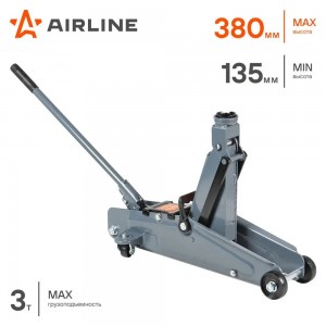 Домкрат подкатной 3т (MIN - 133 мм, MAX - 385 мм)  AJ-3F-385 AJ-3F-385 AIRLINE