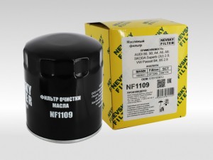 фильтр масляный!\ Audi A4/A6/A8 2.4-2.8 94>, VW Passat 2.8 30V 97> NF1109 NEVSKY FILTER