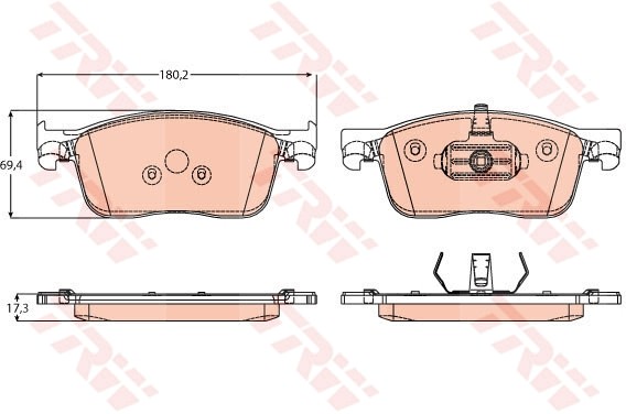 PEUGEOT TRAVELLER (2016>) GDB2169 TRW