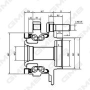 Ступица (с ABS) GH33130 GH33130M GH33130M GMB