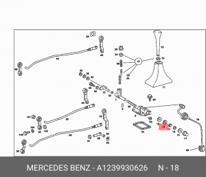 MERCEDES BENZ W123 (1976-1985) A1239930626 MERCEDES BENZ
