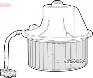 вентилятор отопителя! VW T4 all 90-03 DEA32004 DENSO