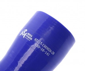 Патрубок КАМАЗ радиатора нижний (L=120мм,d=57/47) силикон MEGAPOWER 13016141 MEGA POWER