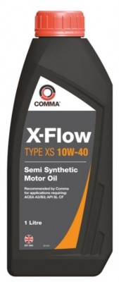 COMMA 10W40 X-FLOW TYPE XS (1L) масло мот.! полусин ACEA A3/B3, API SL/CF XFXS1L COMMA
