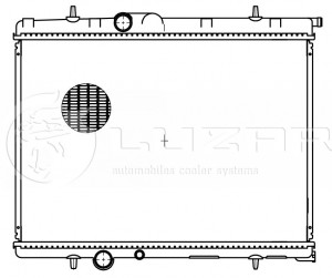 Радиатор охл. для а/м Peugeot 206 (98-) AT LRc2009 LRC2009 LUZAR