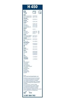 ЗАДНЯЯ КАРКАСНАЯ Citroen, Ford, Kia, Rover, Toyota 3 397 004 763 BOSCH