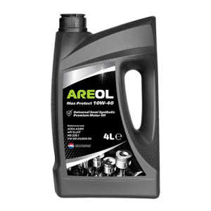 AREOL Max Protect 10W40 (4L) масло моторное!полусинтACEA A3/B4,API SL/CF,MB 229. 10W40AR003 AREOL
