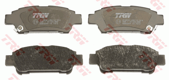 Колодки тормозные TOYOTA Ipsum задние (4шт.) TRW GDB3249 TRW
