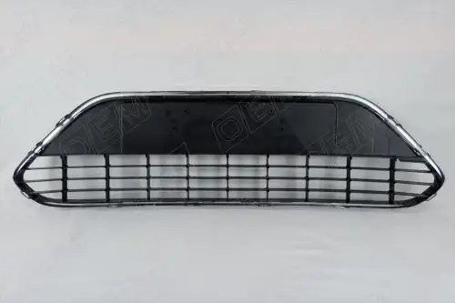 Решетка в бампер нижняя Ford Focus 2 2008-2011, под хром, текстурная OEM3693 OEMPARTS