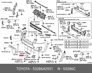 TOYOTA RAV 4 (2006>) 53286-42931 TOYOTA