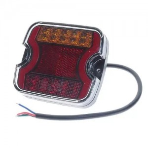 Фонарь задний универсальный светодиодный 12/24V c указателем поворота левый MEGA 37017037 MEGA POWER