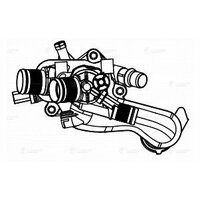 Термостат для а.м PSA 308 11- ,C4 10- 1.6i MT 92°С, низкотемп. аналог 9808646980 LT2038 LUZAR