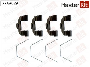 Комплект установочный тормозных колодок MAZDA 6 02- 77AA029 77AA029 MASTER KIT