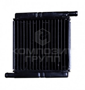 Радиатор отопителя МТЗ-80,82УК медный (патрубки в разные стороны) КОМПОЗИТ 12168101060 KOMPOZIT