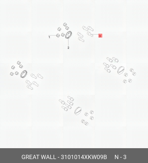 Болт колесный 3101014XKW09B 3101014XKW09B GWM