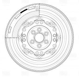 Маховик двухмассовый FW 1835 TRIALLI