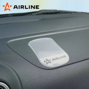 Коврик на панель приборов противоскользящий (92х145 мм) "AIRLINE" (прозрачный) ASM-T-02 AIRLINE