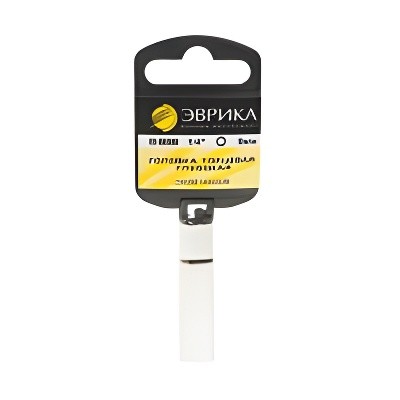 Головка торцевая 1/4" 09мм высокая с держателем ЭВРИКА ER-90306H EVRIKA