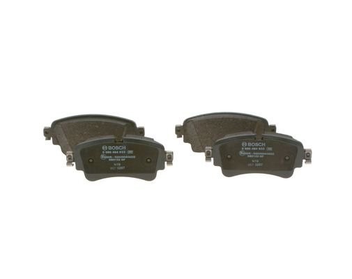 Колодки тормозные дисковые задние 0986494833 0986494833 BOSCH