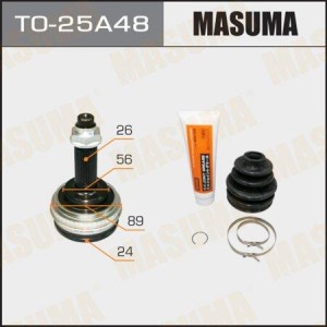 ШРУС наружный к-кт! ABS\ Toyota Carina/Corolla 1.3-1.2D 92-97 TO-25A48 MASUMA