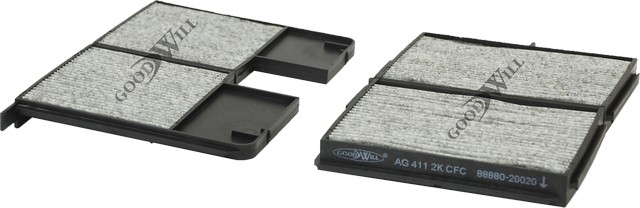 Фильтр салона угольный AG4112KCFC AG 411 2K CFC GOODWILL