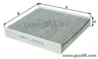 Фильтр салона угольный AG449CFC AG 449 CFC GOODWILL