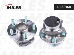 Ступица колеса задняя с подшипником (под датчик ABS) FORD FOCUS II/C-MAX 03- (ан DB83168 MILES