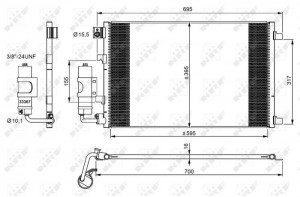 QASHQAI J10 (2006>) 1.6 / 2.0 35973 NRF