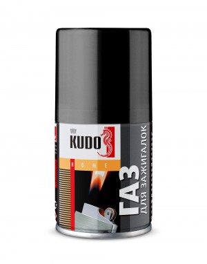 Газ универсальный "KUDO" (140 мл) (для заправки зажигалок с адаптером) KU-H404 KUDO