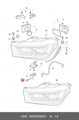 болт с внутренним torx! M6x25mm\ VW N 909 936 03 VAG