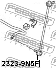 Тяга стабилизатора 2323-9N5F 2323-9N5F FEBEST