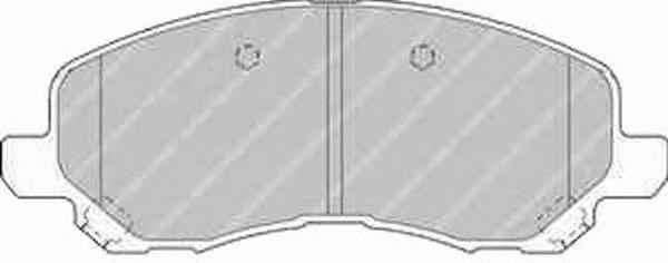 Колодки торм. FDB1621 FERODO