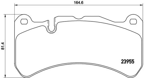 Колодки тормозные P50092 P50092 BREMBO